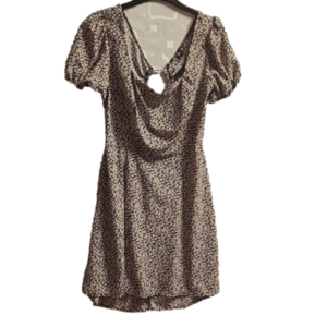 Lily Rose Yellow and White Backless Dress